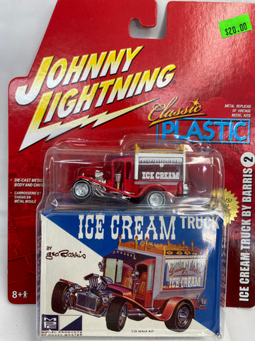 Ice Cream Truck by Barris Johnny Lightning Classic Plastic 1/64