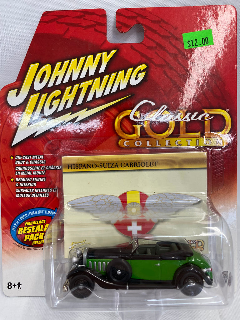 Hispano-Suiza Cabriolet Classic Gold Collection Johnny Lightning 1/64