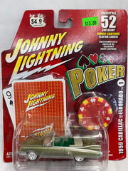Cadillac Eldorado Convertible 1959 Poker Series 1 Johnny Lightning 1/64