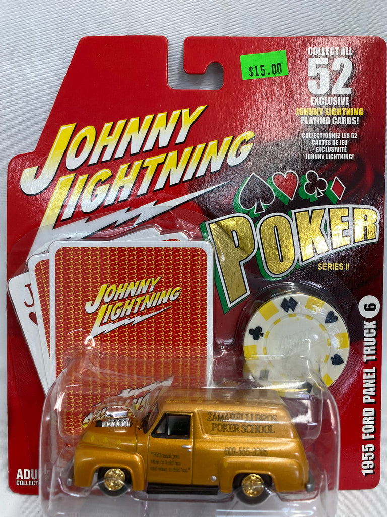 Ford Panel Truck 1955 Poker Series 2 Johnny Lightning 1/64