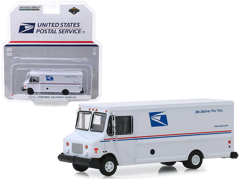 Camion de livraison USPS HD Trucks Greenlight 1/64