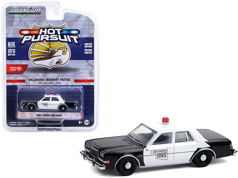 Dodge Diplomat Police 1985 Greenlight Hot Pursuit 1/64