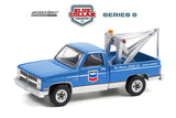 Chevrolet C20 Scottsdale remorqueuse (Tow Truck) 1983 Greenlight Blue Collar Collection 1/64