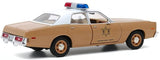 Dodge Coronet 1975 Police Choctaw County Sheriff Greenlight 1/24