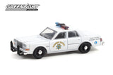 Dodge Diplomat 1988 Police Greenlight Hot Pursuit 1/64