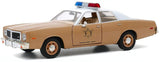 Dodge Coronet 1975 Police Choctaw County Sheriff Greenlight 1/24