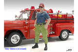 Figurine Pompier en pause American Diorama 1/18