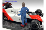 Pilote des années 80 Racing Legends American Diorama 1/18