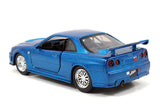 Nissan Skyline GT-R (R34) Fast and Furious Jada 1/32