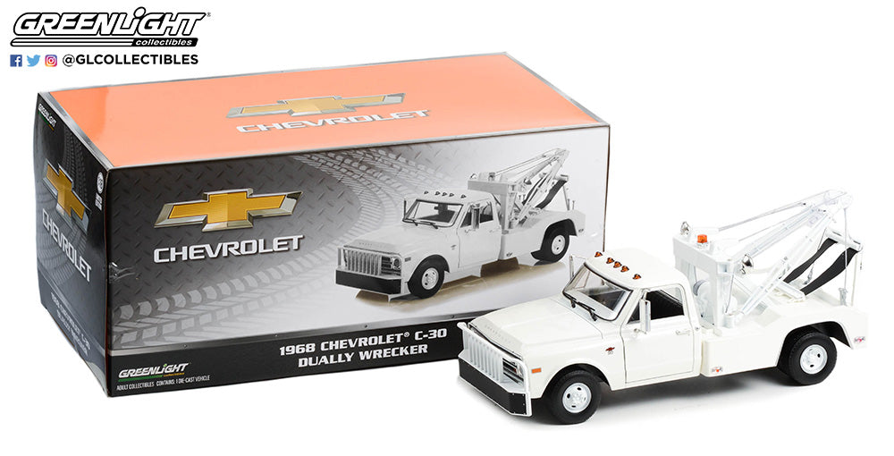 Chevrolet C-30 Remorqueuse à roues doubles (Dually Wrecker) 1968 Greenlight 1/18