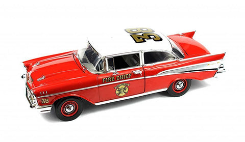 Chevrolet Bel Air Sedan 1957 Pompier Highway 61