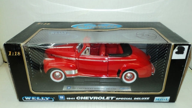 Chevrolet Special Deluxe Convertible 1941 Welly 1/18