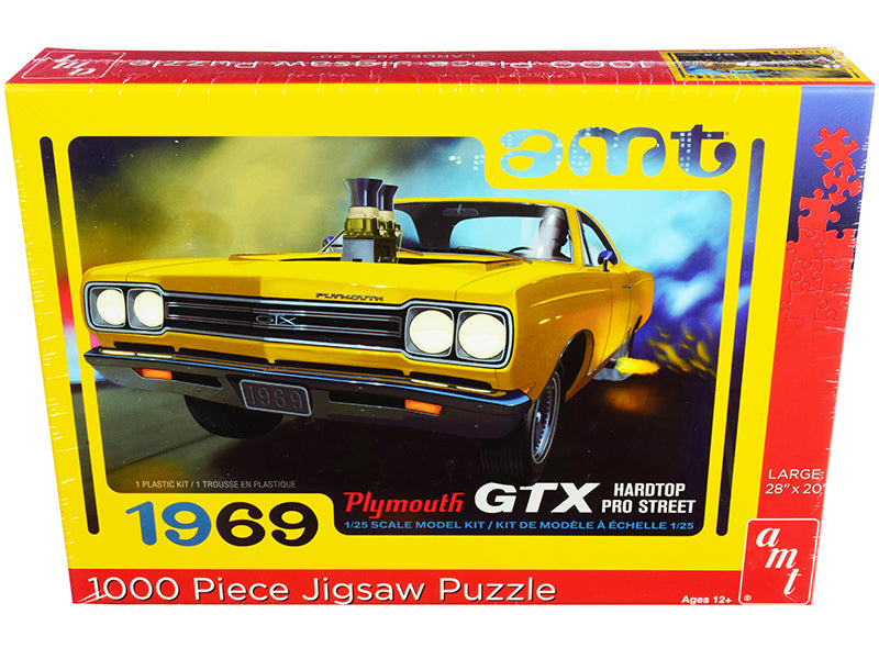 Casse-tête (Puzzle) Plymouth GTX Hardtop Pro Street 1969 AMT