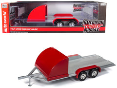 Remorque à roues double Auto World 1/18