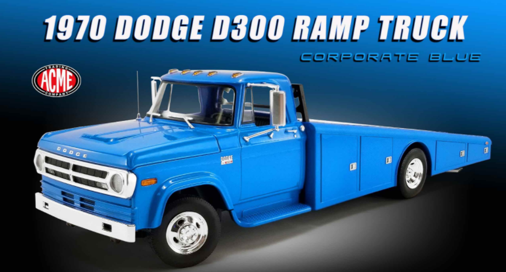 Dodge D-300 Ramp Truck 1970 ACME (GMP) 1/18