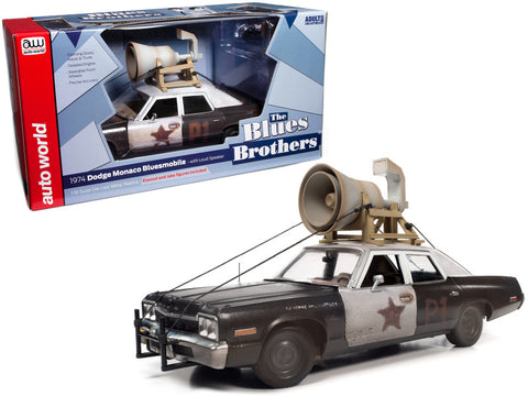 Dodge Monaco 1974 Bluemobile Police Auto World 1/18