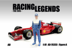 Pilote des années 90 Racing Legends American Diorama 1/18