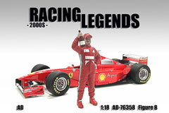 Pilote des années 2000 Racing Legends American Diorama 1/18