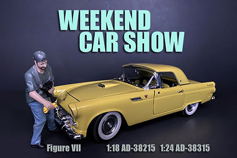 Figurine Weekend Car Show Photographe American Diorama 1/18