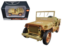 Jeep Willys US Army American Diorama 1/18