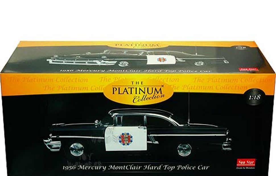 Mercury Montclair Hard Top 1956 Highway Patrol Sun Star Platinum 1/18