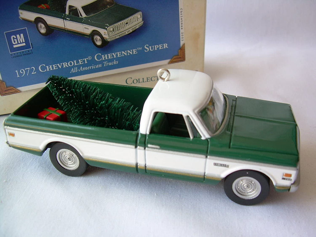 Chevrolet Cheyenne Super Pick Up 1972 Ornement de Noël Keepsake Ornament Hallmark