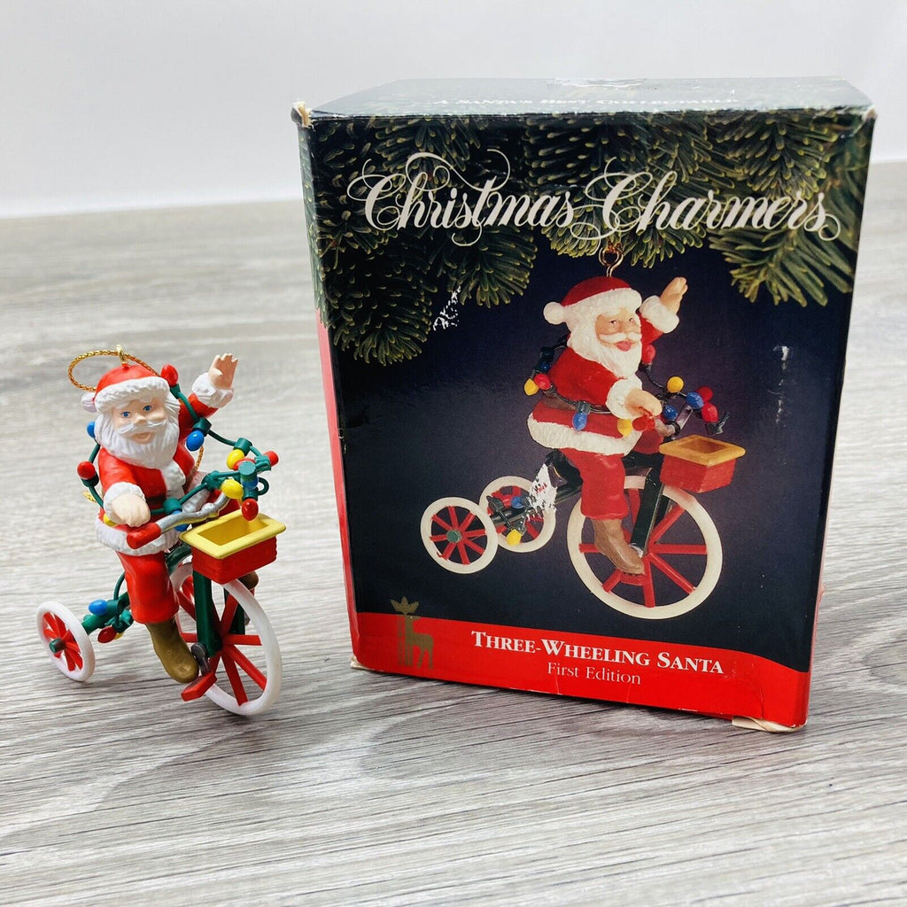 Père-Noël en tricycle Ornement de Noël Christmas Charmers Santa's Best Collectable