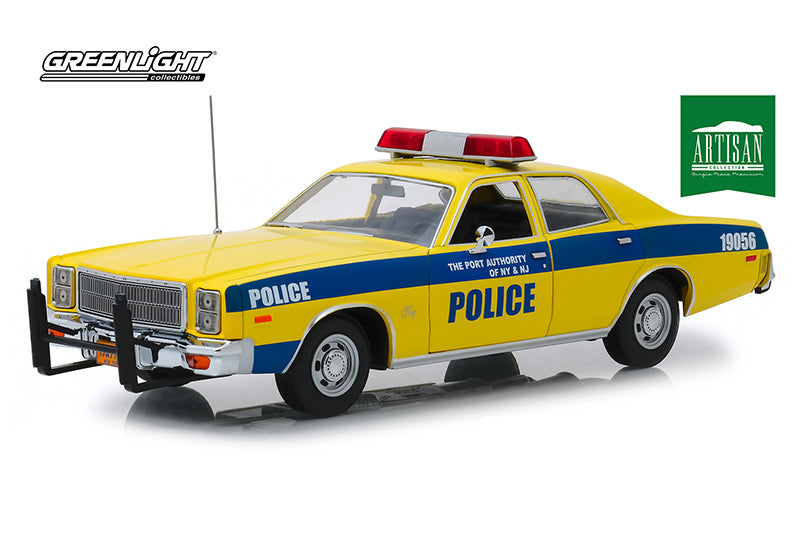 Plymouth Fury 1977 Police The Port Authority of New York & New Jersey Greenlight Artisan 1/18