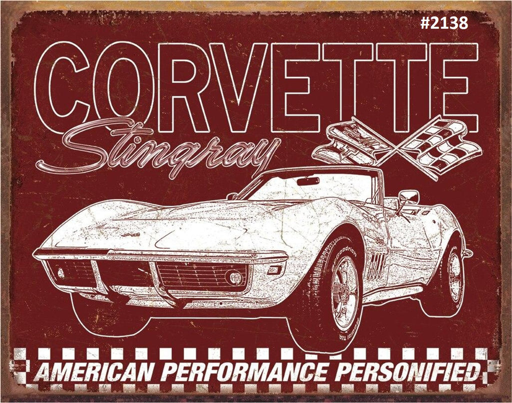 Enseigne Chevrolet Corvette