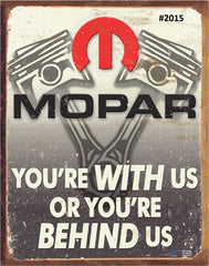 Enseigne MOPAR (Dodge, Chrysler, Plymouth, Desoto)