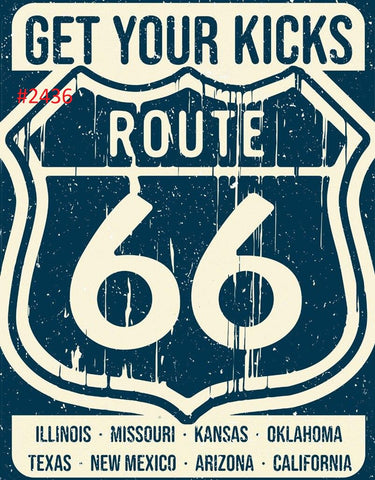 Enseigne Route 66