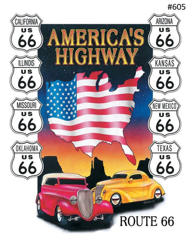 Enseigne Route 66
