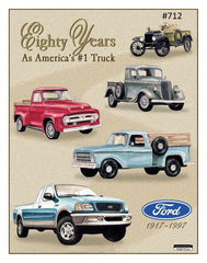 Enseigne Ford 80 Years as America #1 Truck