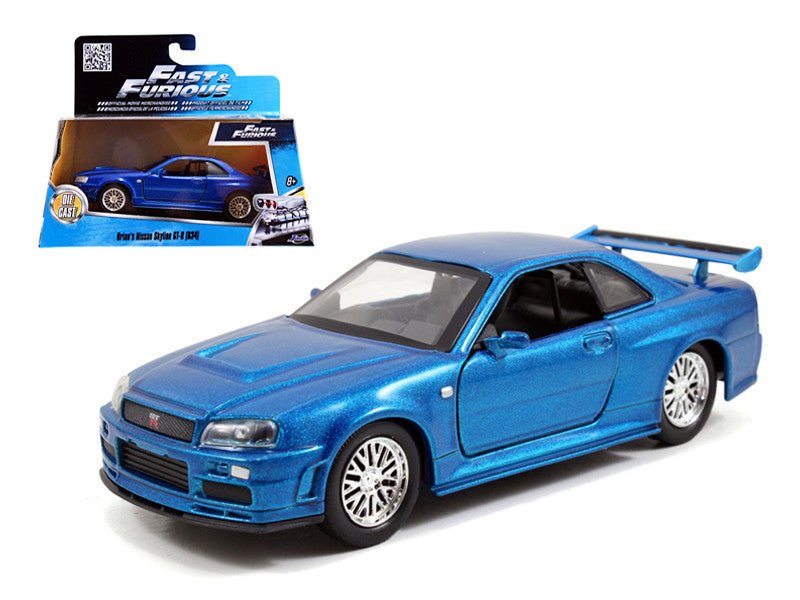 Nissan Skyline GT-R (R34) Fast and Furious Jada 1/32