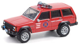 Jeep Cherokee 1990 Greenlight Fire & Rescue Series 1 1/64